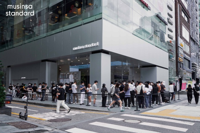 South　Korean　fashion　platform　Musinsa's　flagship　store　in　Gangnam,　Seoul　(Courtesy　of　Musinsa　Newsroom)