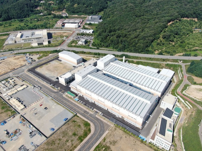 POSCO　Chemicals'　anode　materials　plant　in　Sejong,　South　Korea