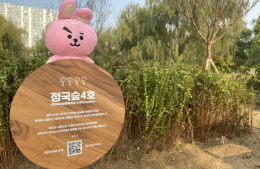 BTS Forest created in Seoul by fans' donations 