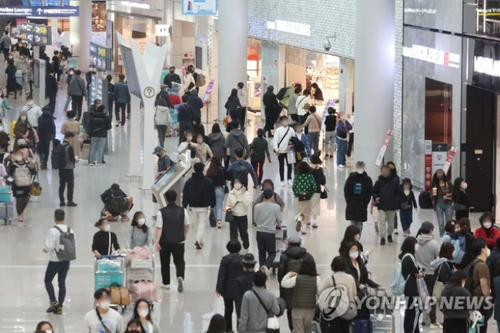 Incheon　International　Airport　Terminal　I　duty-free　shops　(Courtesy　of　Yonhap　News)