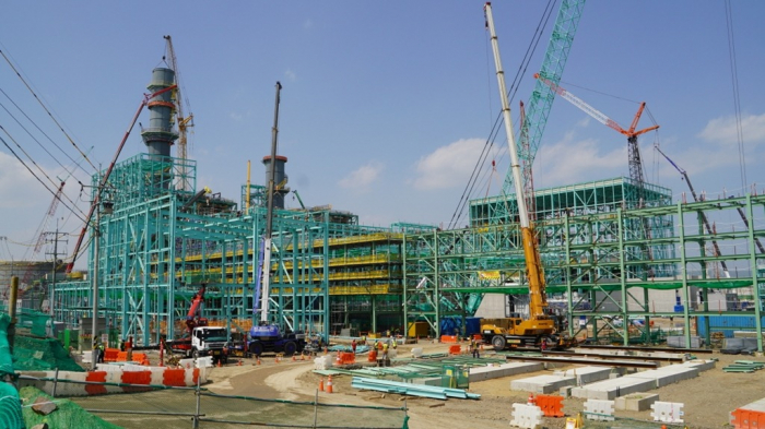 SK Gas’ LPG/LNG combined cycle power plant under construction (Courtesy of SK Gas)