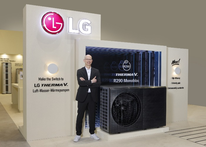 LG's　air　source　heat　pump　Therma　V