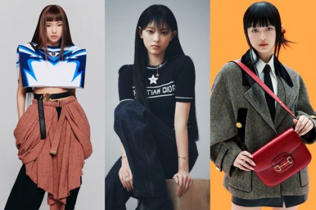 Three　of　the　girl　group　NewJeans'　five　members　serve　as　global　ambassadors　each　of　Louis　Vuitton,　Dior　and　Gucci.