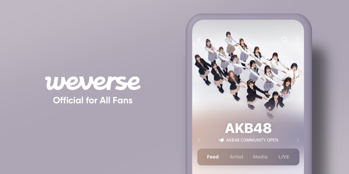 Weverse　is　South　Korea's　top　fan　community　platform