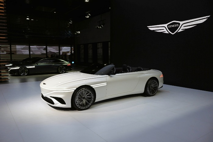 Genesis　X　Convertible　concept　displayed　during　Seoul　Mobility　Show　2023
