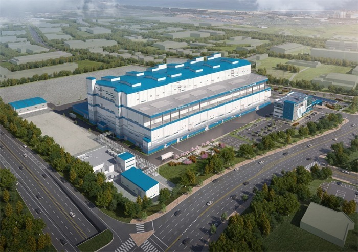 A　rendering　of　POSCO　Future　M-Huayou's　joint　cathode　manufacturing　plant　under　construction　in　Pohang　(Courtesy　of　POSCO)