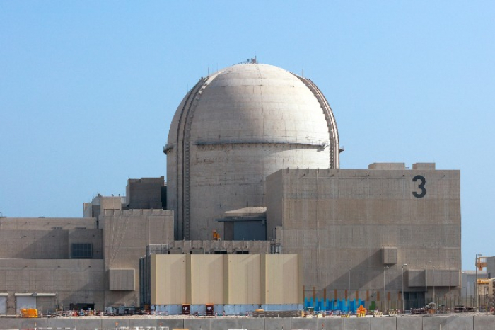 Unit 3 reactor in Barakah, UAE built by Korea Electric Power Corporation