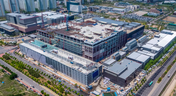 Samsung Biologics' fourth plant under construction in Incheon, west of Seoul