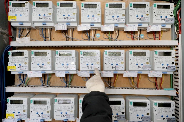 Residential　electricity　meters　in　Seoul　(Courtesy　of　News1　Korea)