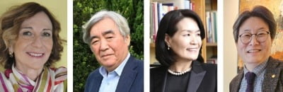 Laura Garavaglia(from left), Choi Dongho, Kim Kooseul and Ko Doohyun