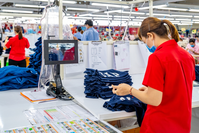 Korean　OEM　apparel　maker　Hansae's　plant　in　Vietnam