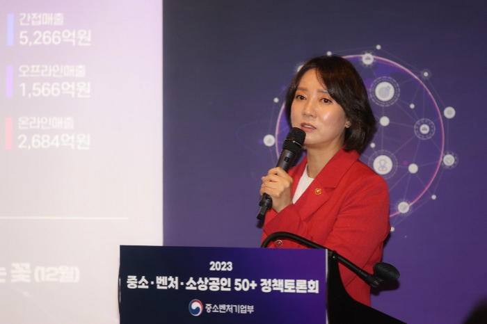 South　Korea's　Minister　of　SMEs　and　Startups　Lee　Young