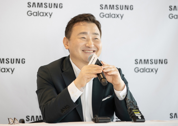 TM　Roh,　president　and　head　of　Samsung's　Mobile　eXperience　(MX)　division　at　Galaxy　Unpacked　2023