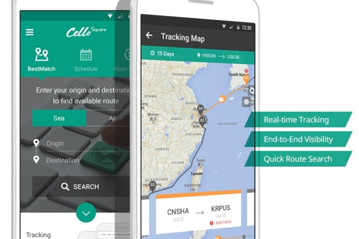 Cello Square smartphone app