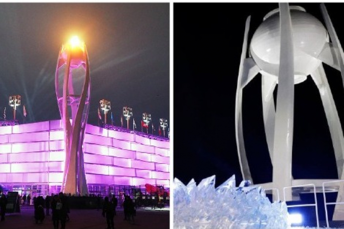 The 2018 Winter Olympic cauldron designed by Kim Youngse (Courtesy of INNOMOBILITY Lab)
