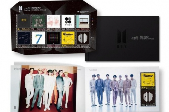 BTS　10th　anniversary　stamps　sell　out　online　in　3　hours