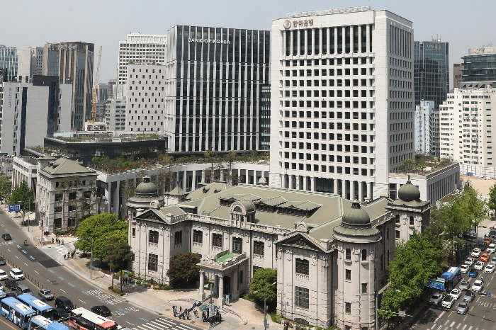 Bank　of　Korea's　main　buildings　in　Seoul