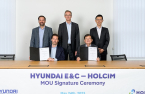 Hyundai E&C, Holcim to jointly develop low-carbon construction materials