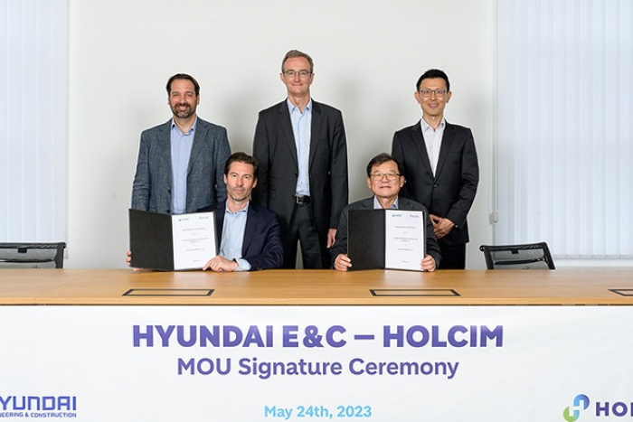 Hyundai　E&C,　Holcim　to　jointly　develop　low-carbon　construction　materials
