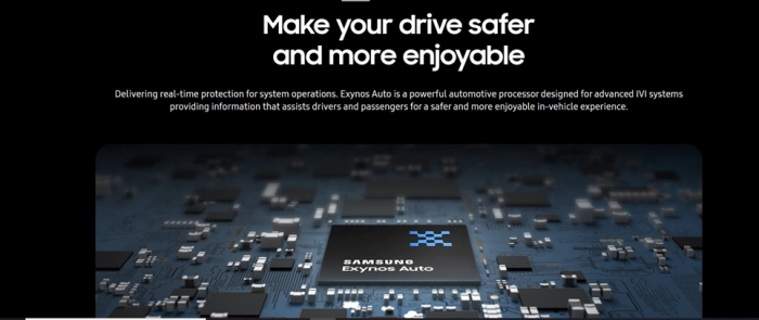 Samsung's　Exynos　auto　chip