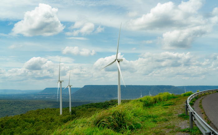 Wind turbines (Courtesy of Getty Images)