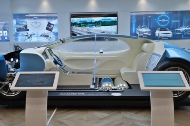 POSCO Mobility Solution's EV equipments mock up