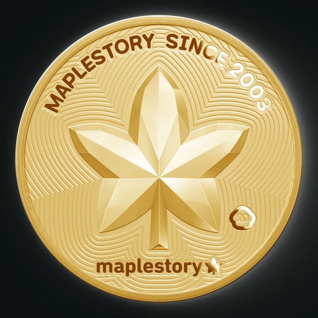 Image　of　MapleStory　Gold　medal　(Courtesy　of　KOMSCO) 
