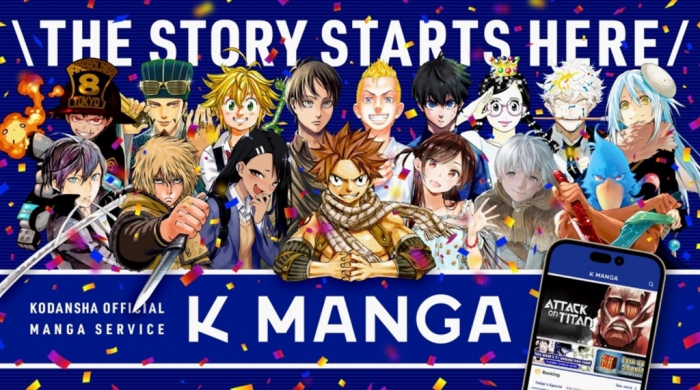 K Manga, a webtoon platform in the US launched by the Japanese comics publisher Kodansha in May 2023