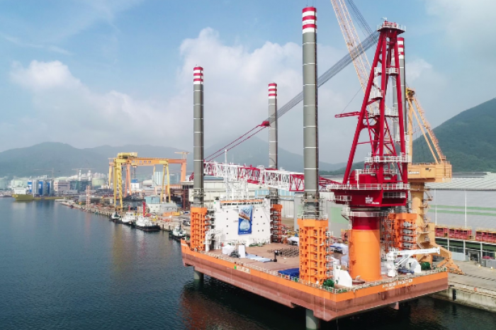 S.Korea launches its first offshore wind installation vessel