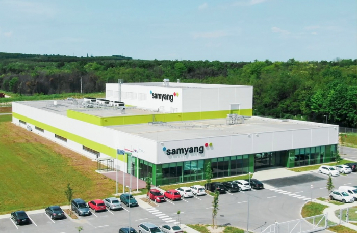 Samyang's　new　plant　in　Hungary　(Courtesy　of　Samyang)
