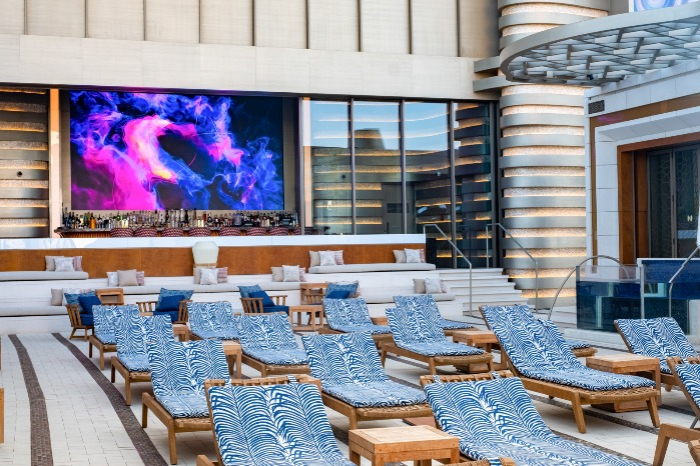 The Wall, Samsung Electronics' display installed in Atlantis the Royal in Dubai (Courtesy of Samsung)