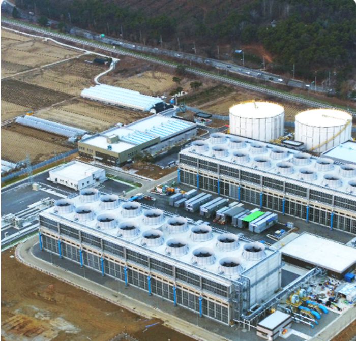 A　bird's　eye　view　of　SK　E&S　natural　gas　power　plant　in　Paju,　South　Korea　(Courtesy　of　SK　E&S)