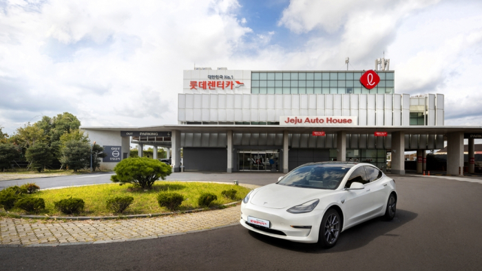 Lotte Rental's operations on Jeju Island