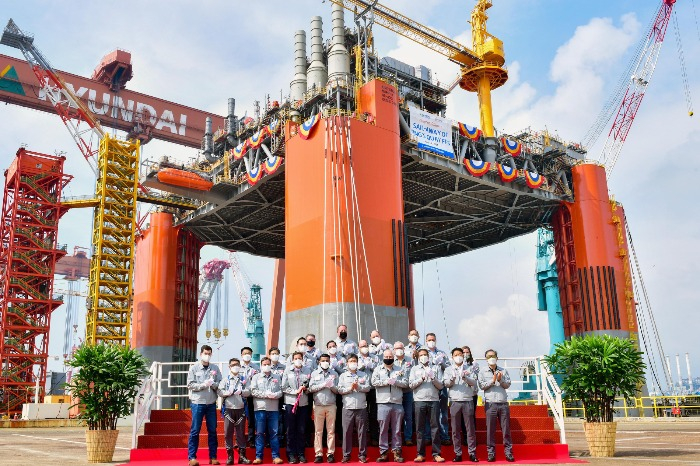 The King's Quay FPS built by HD Hyundai Heavy Industries in 2021 (Courtesy of HD KSOE)