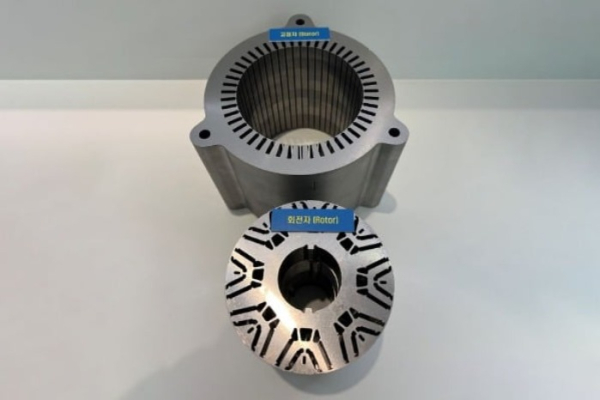 Drive motor made of Hyper NO (Courtesy of POSCO)
