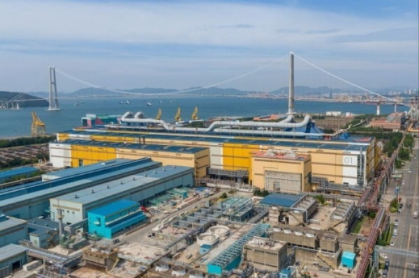 POSCO　Hyper　NO　factory　construction　site　in　Gwangyang,　South　Jeolla　(Courtesy　of　POSCO)