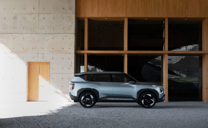 Kia's　all-electric　SUV　EV5　concept　car　was　unveiled　in　March　2023