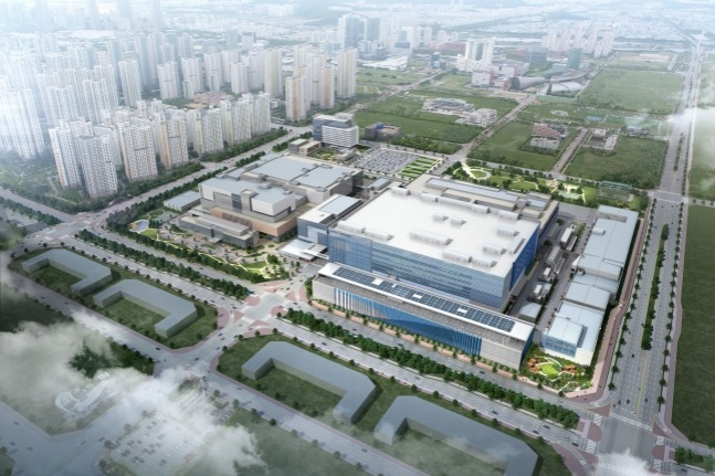 The bird view of Samsung BioLogics' No. 4 Plant