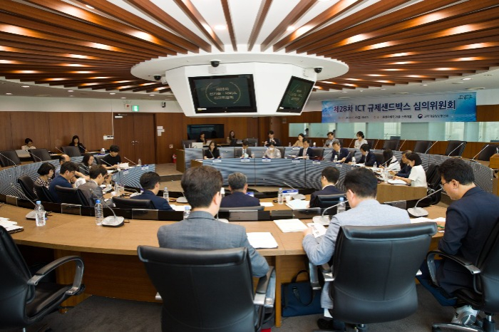 The　28th　ICT　Regulatory　Sandbox　Standards　Commission　meeting　on　June　16,　2023　(Courtesy　of　Ministry　of　Science　and　ICT)