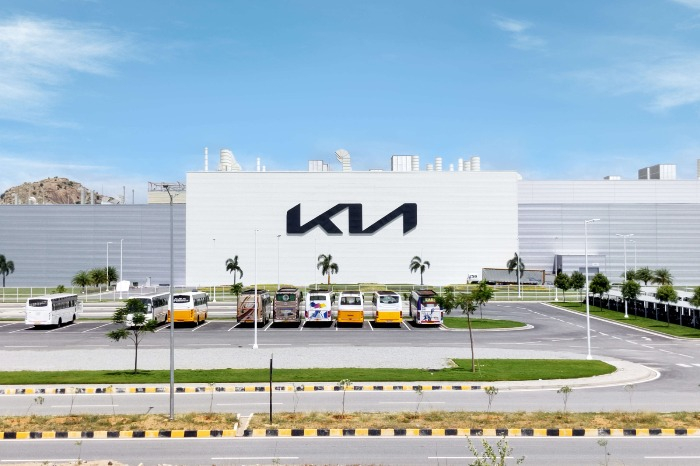 Kia　automobile　manufacturing　plant　in　Anantapur,　in　the　Indian　state　of　Andhra　Pradesh　(Courtesy　of　Kia) 