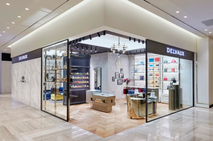 Belgian luxury leather handbag maker Delvaux’s store in Seoul (Courtesy of Delvaux)