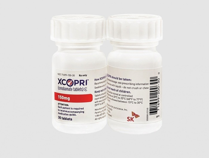 SK　Biopharm's　Cenobamate,　sold　under　the　Xcopri　brand　in　the　US