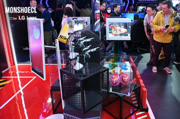 Monshoecl at the 2023 CES in Las Vegas (Courtesy of LG Electronics)