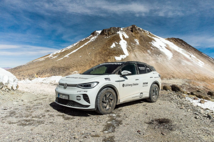 The Volkswagen ID.4 GTX, an EV equipped with LG Energy batteries (File photo, courtesy of LG Energy)