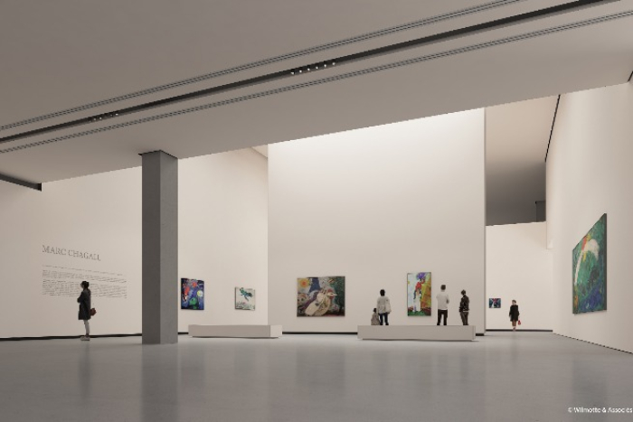 Interior　design　of　the　Centre　Pompidou　Hanwha　Seoul　by　Wilmotte　＆　Associés　Architectes　(Courtesy　of　Hanwha)