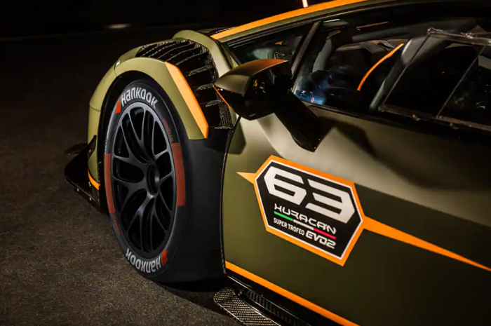 The Lamborghini Huracán equipped with Hankook Tire & Technology’s tires (Courtesy of Hankook Tire & Technology)