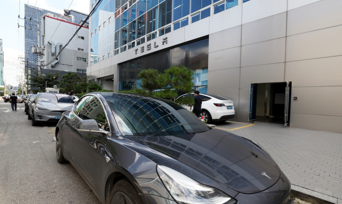 A Tesla after-sales service center in Seoul (File photo)
