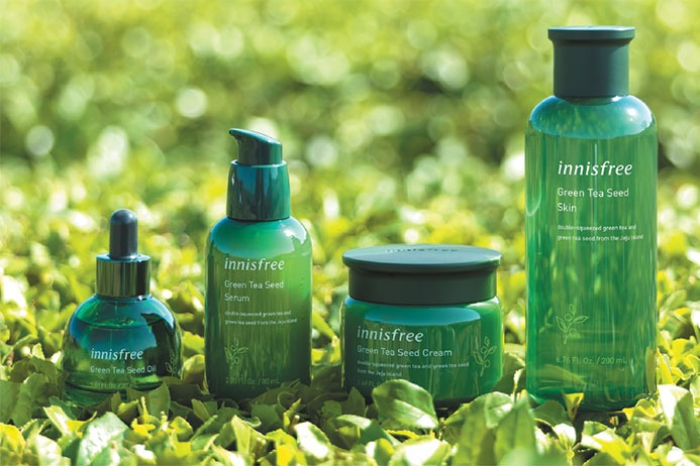 Skincare　products　from　Innisfree,　a　key　affiliate　of　Amorepacific 　(Courtesy　of　Amorepacific)