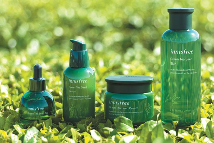 Skincare products from Innisfree, a key affiliate of Amorepacific (Courtesy of Amorepacific)