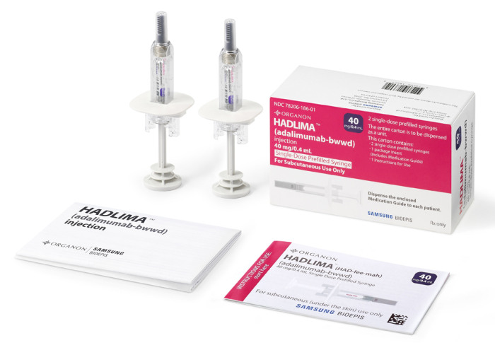 Hadlima,　Samsung　Bioepis'　biosimilar　referencing　Humira　(Courtesy　of　Samsung)